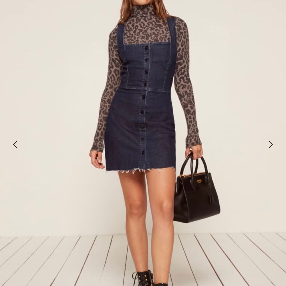 Denim Reformation dress